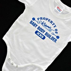 Brand New “Baby Bodybuilder” Onsie